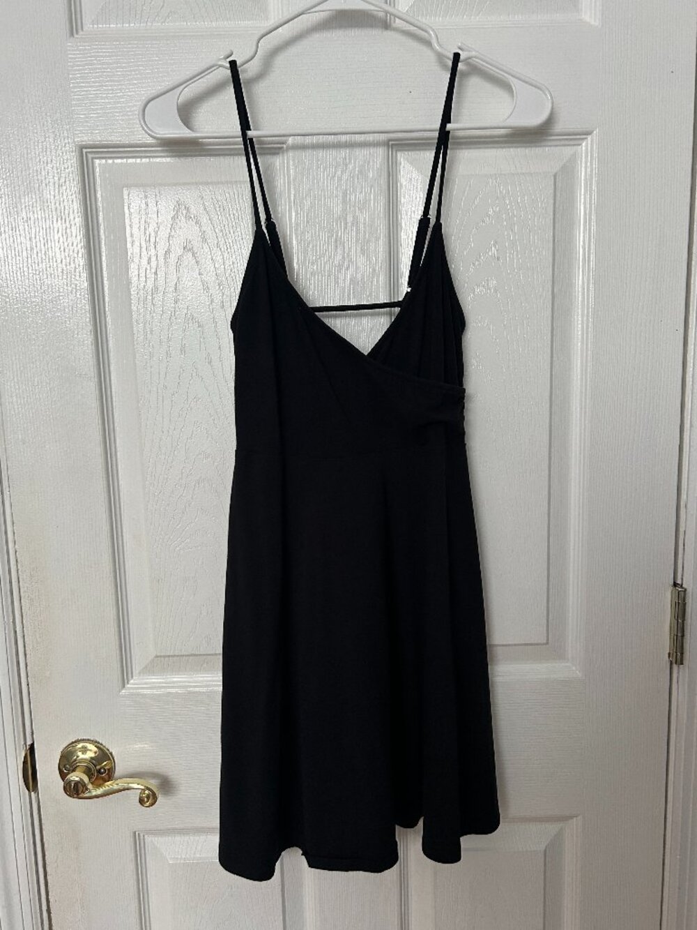 Forever 21 Black Summer Dress Women's Small Cotton Spaghetti Straps